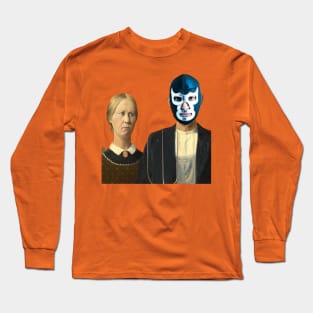 American gothic lucha libra Long Sleeve T-Shirt